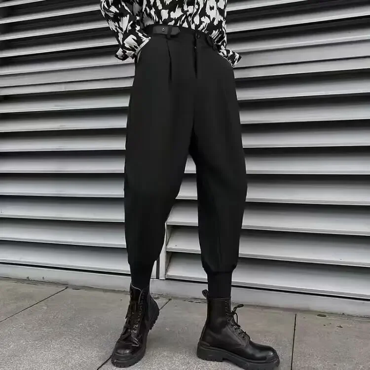 2024 Spring Summer Men Suit Pants Fashion Casual Business Pants Men Slim Fit Ankle Length Office Trousers Men Dress Pants F51 5