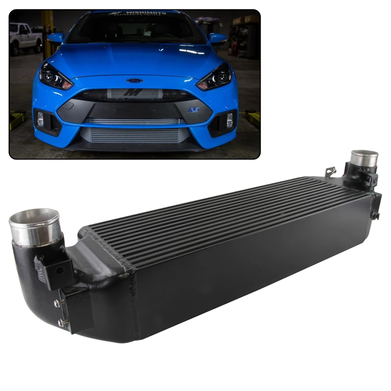 

Новый интеркулер с передним креплением FMIC для Ford Focus RS 2016-2018, черный