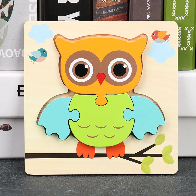 Houten puzzels voor baby's & peuters | Duurzaam speelgoed