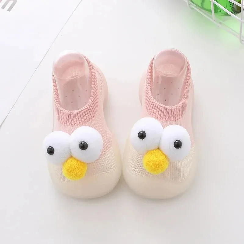 Baby Socks Shoes Infant Color Matching Cute Kids Boys Shoes Doll Soft Soled Child Floor Sneaker Toddler Girls First Walkers