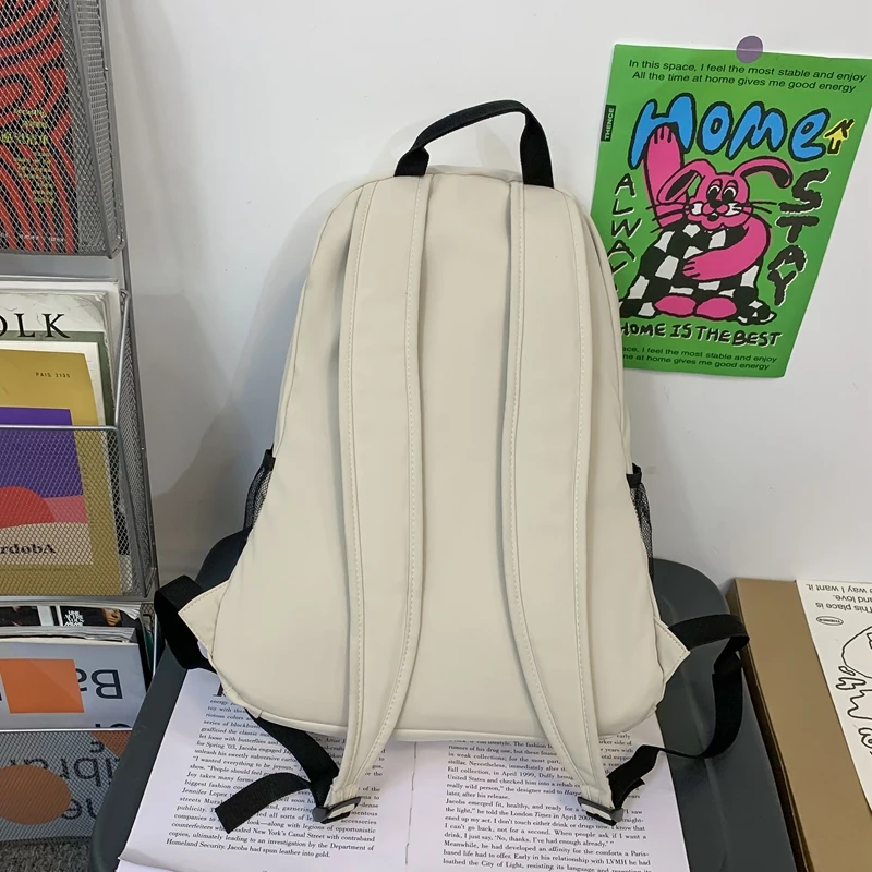 Trendy Girl Pink Waterproof Travel School Bag Lady High Capacity Backpack Fashion Female College Backpack Women Laptop Book Bags
