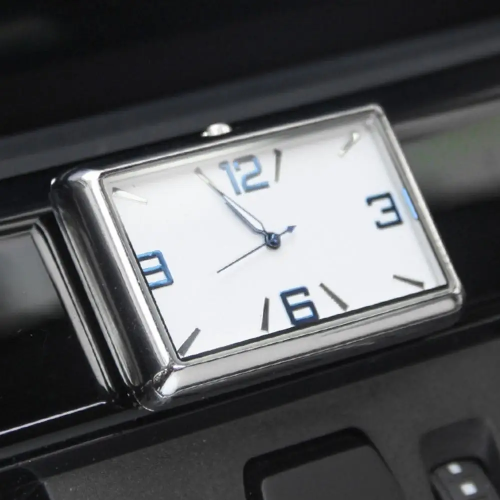 Mode-Analog-Auto-Uhr-Pointer-Dashboard-Rechteckigen-Ornament-Auto-Vent ...