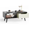 Modern Coffee Table, Wooden Cocktail with Storage, Minimalist Hallway Table, Café Tables 2