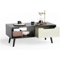 Modern Coffee Table, Wooden Cocktail with Storage, Minimalist Hallway Table, Café Tables 2