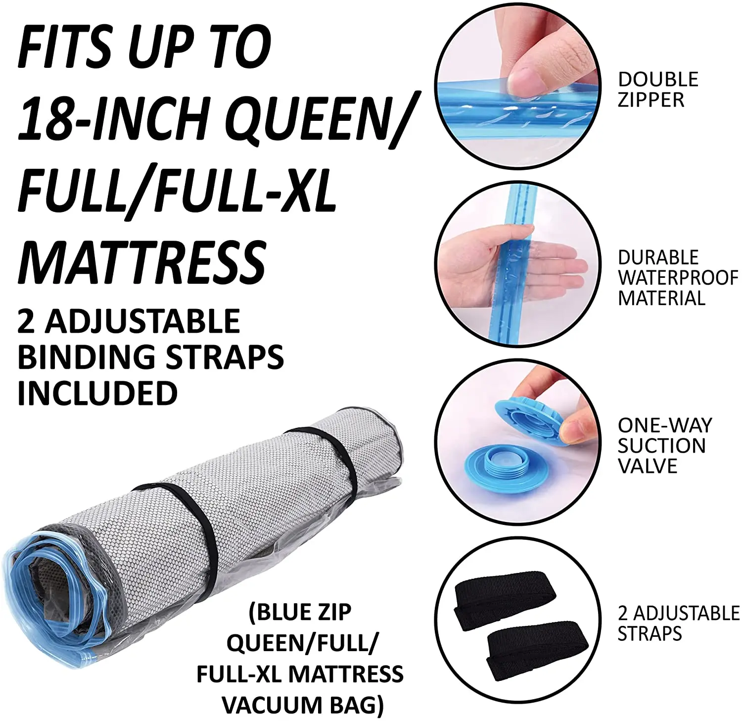 Mattress Vacuum Bag for Moving Vacuum Seal Mattress Bag Vacuum Quilt  Clothes Bag