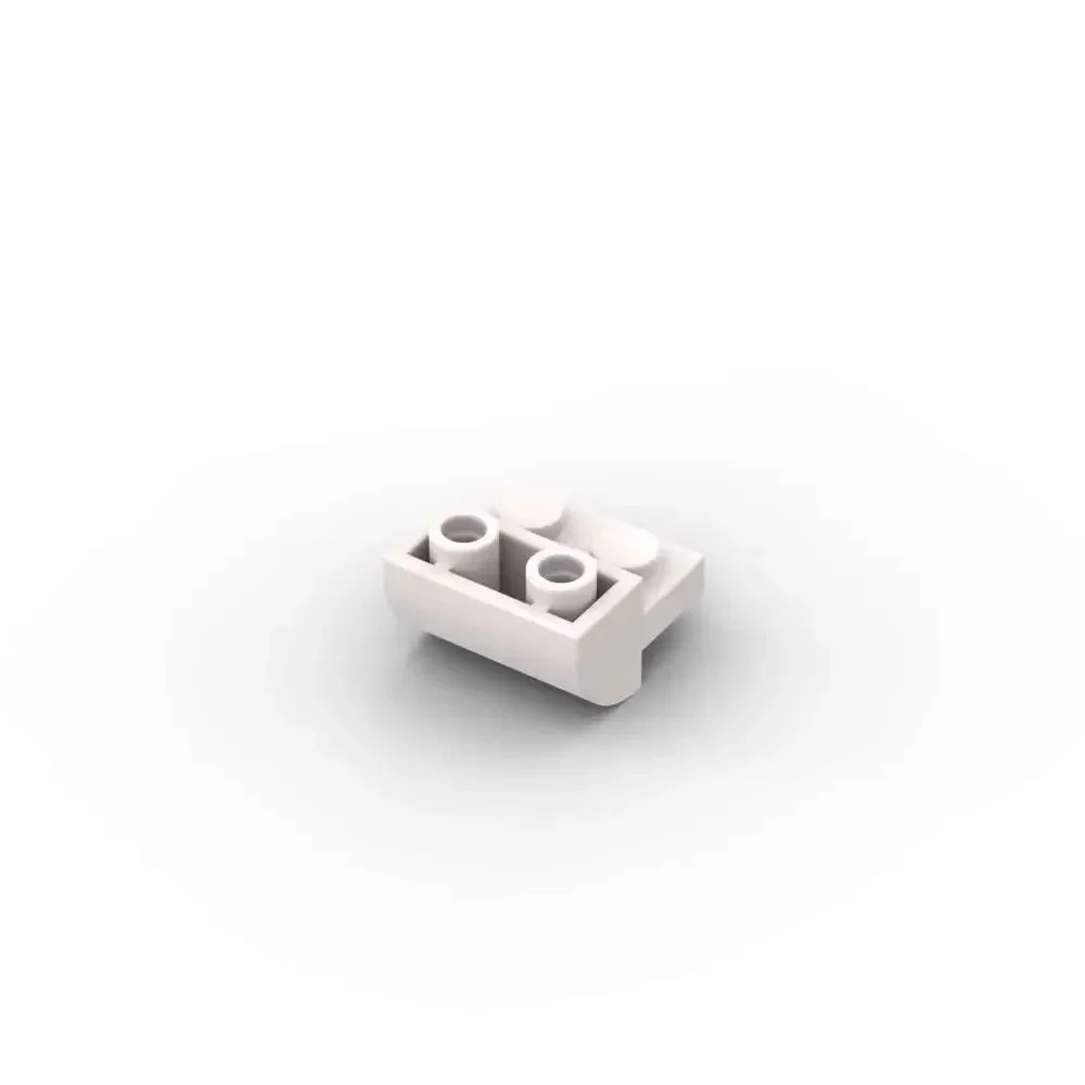 MOC 10개 부품 브릭 1750 경사형 곡선 2x2 빌딩 블록 세트 2개의 홈이 있는 뒤집힌 스터드 포함 입자 장난감 생일 어린이 선물