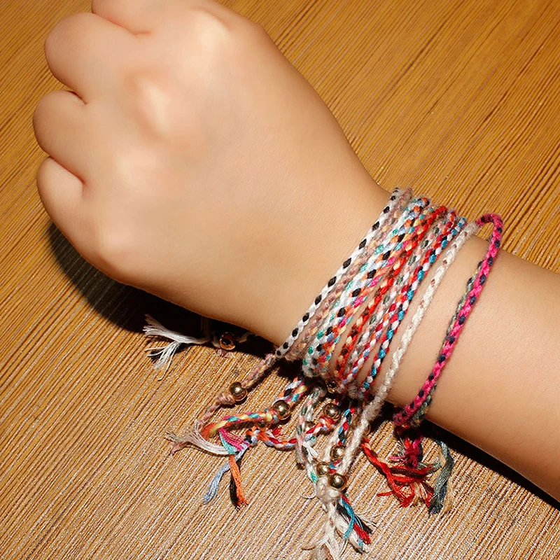 Buy Simple Evil Eye Children Bracelet Adjustable String Bracelet Online in  India  Etsy