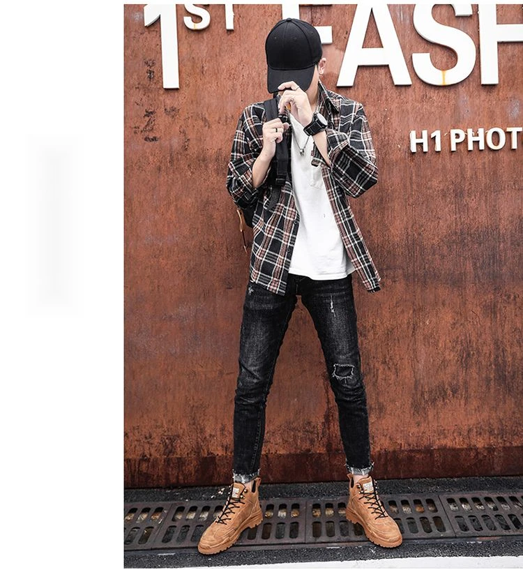 Warm Work Boots For Men Velvet Lined Winter Shoes Cold Resistant_voghion.com