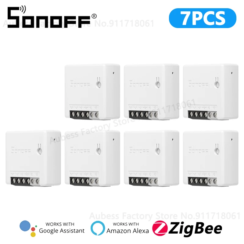 SONOFF ZBMINI Smart Switch ZigBee 2-way Smart Home Automation Mini DIY Switch Module For eWeLink Alice Alexa Google Assistant 