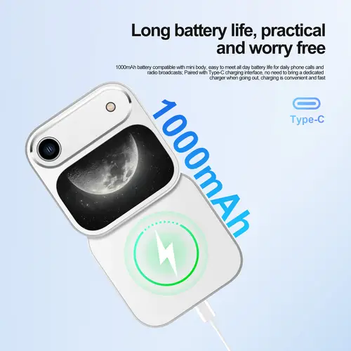 SERVO i17 Air mini Fold Mobile Phone Speed Dial 1.77" Display Magic Voice 2G GSM Dual SIM Card Blacklist FM Radio Flip Cellphone - Image 5