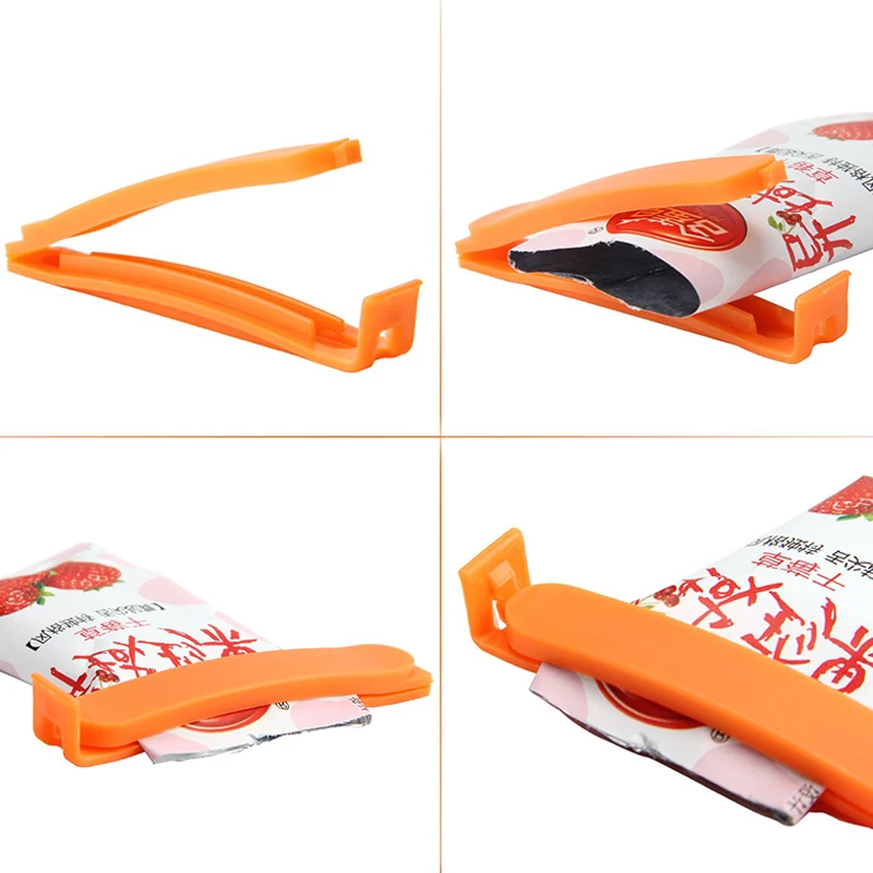 Kitchen Storage Food Snack Seal Sealing Bag Clips Sealer Clamp Plastic Tool Kitchen Accessories Portable Bulk 10/20Pcs TMZ