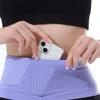 Multifunctional Knit Breathable Concealed Waist Bag Slim Thin Waist Pack With Hanging Hook Lightweight Packet For Riding Fitness 3