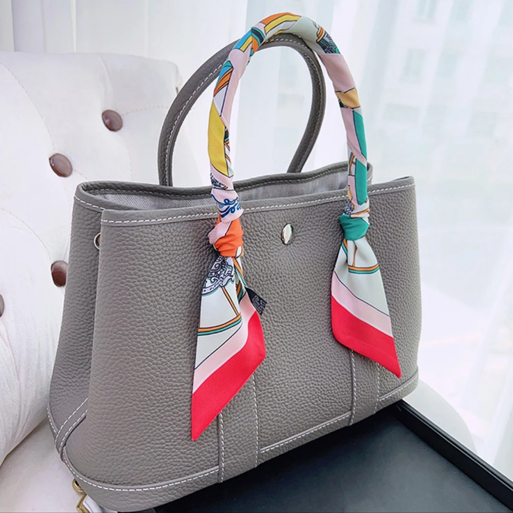 Fashion New Women\'s Versatile Hot Sale Pumpkin Carriage Binding Bag Ribbon Hair Band Decorative Ribbon Small Scarf Silk Scarf