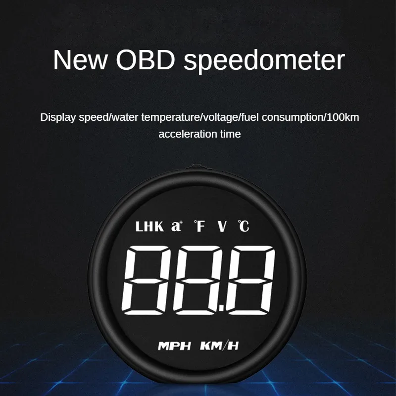 

Car Mounted HUD Head Up Display Car Universal Speedometer Water Temperature Portable OBD High Definition Car Computer Display