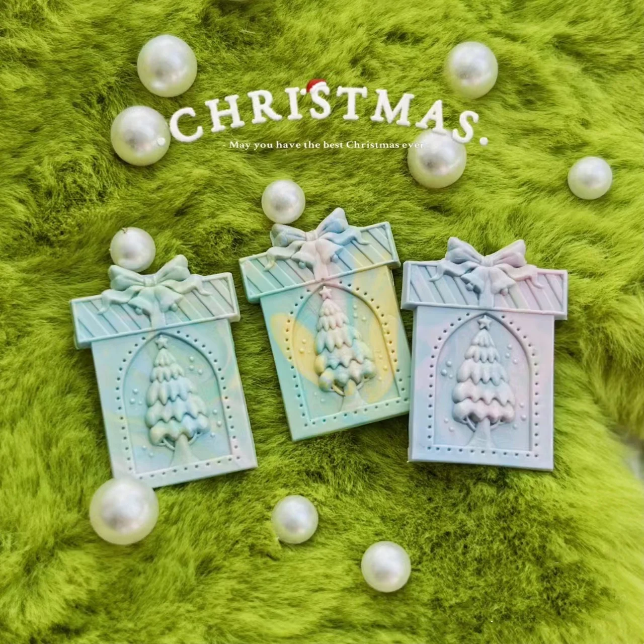 Fire Seal Christmas Series Seal Head Jingle Bell Snowflake Special Embossed Frosted Copper Head Envelope Stamp Toy Gift