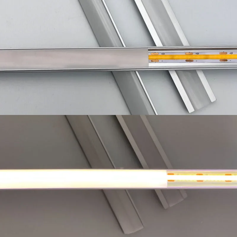 U/V/YW Style Shaped profile 0.5m Aluminum DC12V LED Bar Light 2-25 Pcs Channel Holder Cover DIY For milky cover strip channeles led light led light bar led aluminum channel
