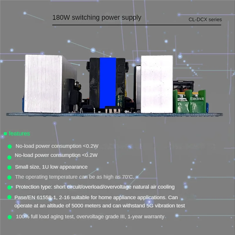 ABUO36V 5A Power Module 180W Industrial Switching Power Supply Module Bare Board AC-DC