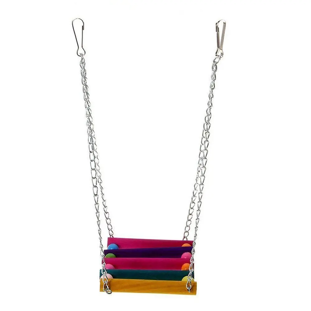 Parrot Toys Swings Wooden Suspension Bridge Bird Stands Bird Supplies Toys Parrot Decorative Accessories parrot toy,bird toy,bird cage accessories,bird perch stand,bird swing toy