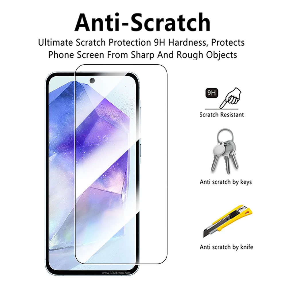 Dual Function Camera and Screen Protector - Tempered Glass Shield