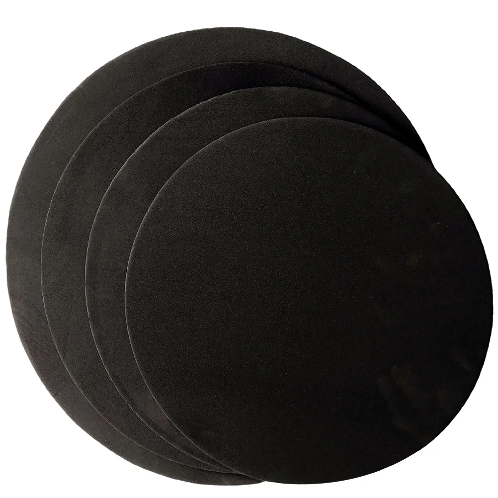 

Black Foam Drum Mute Pad Drum Silencer Dampeners Drum Mat Jazz Snare Electronic Dumb Drum Practice Pad Kit 12-13-14-16 inch