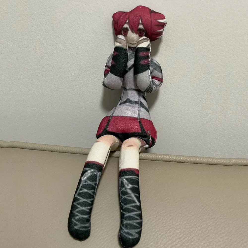 Anime Kasane Teto Cosplay Keychain Plush Cotton Doll Slender Twistable Shape Room Abstract Model Decoration Festival Gift plush toy,plush doll,anime ornament