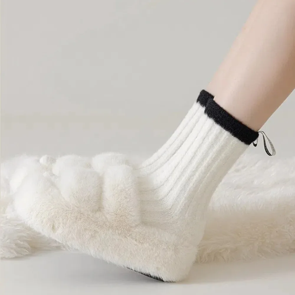 Warm Cashmere Mid Tube Winter Socks for Women