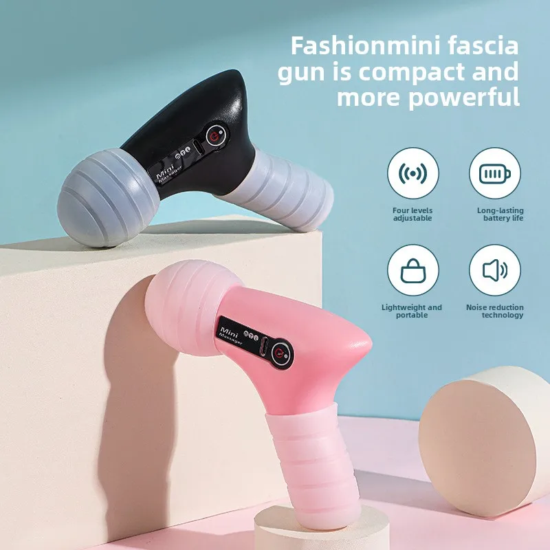 Portable Electric Muscle Massage Gun Deep Tissue Fascia Massager for Neck Foot Full Body Relaxation