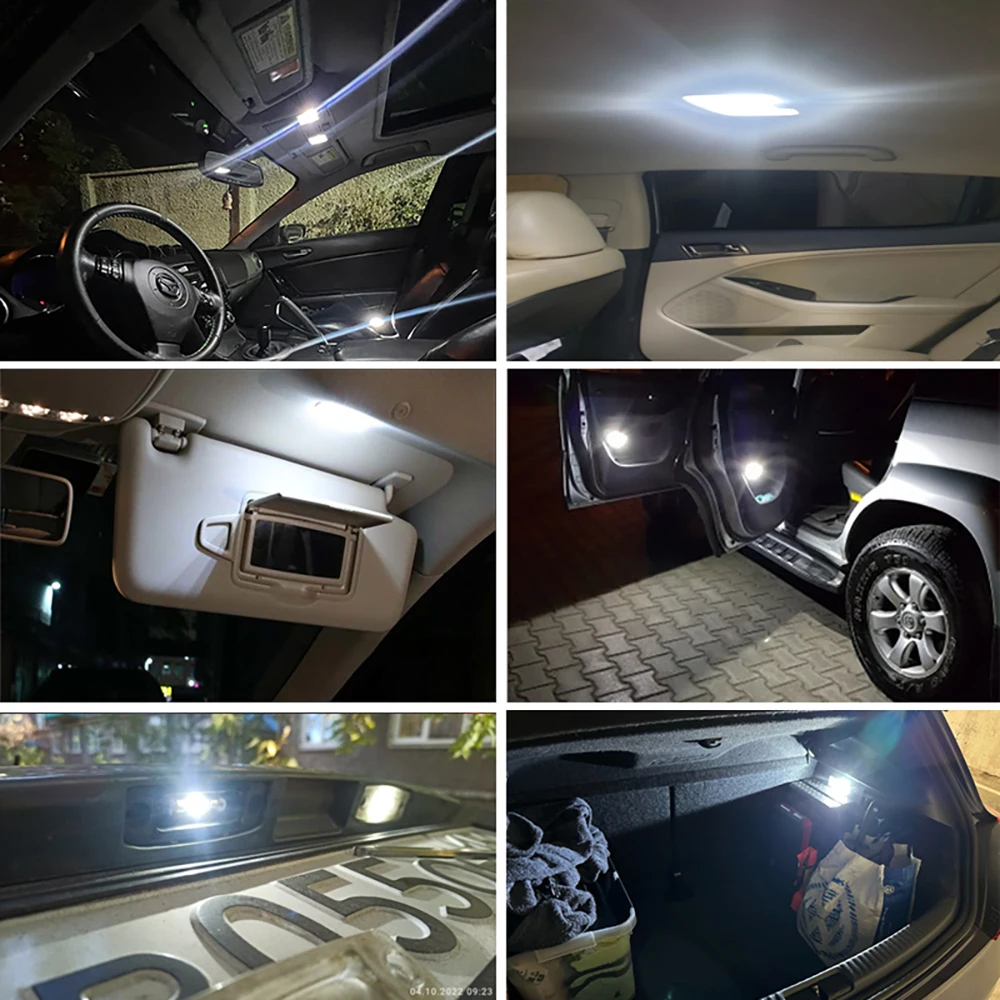 LED ȣ  CSP 1860, 1SMD ĵ , 31mm, 36mm, 39mm, 41mm,  , C10W LED ڵ ׸   , 10 