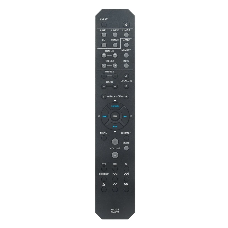 Rax33 Sostituisci Il Componente Della Parte Dell'Accessorio Del Telecomando Per Il Ricevitore Stereo Yamaha R-S202 R-S202Bl R-S202D Rs202 Rs202Bl Rs20