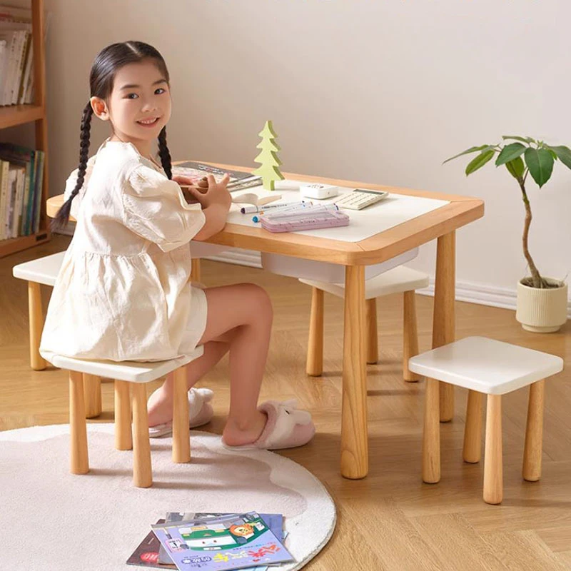School Tables Children Study Desk Table Kids Furniture Student Child Set Childrens Small Classroom Chair Children's Room