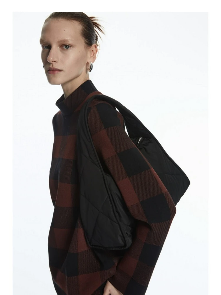 

Spring and Summer 2023 Special Women Rhombus Pattern Casual Large-capacity Shoulder Bag