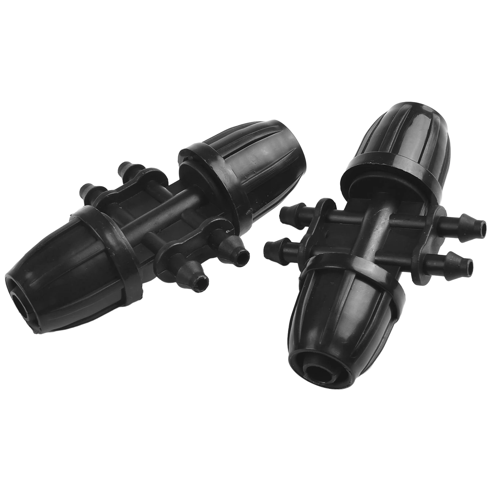 

For Farm Garden And Agricultural Watering Tube Pipe Fittings 10cm/3.93 Inch Anti-UV Anti-corrosion Anti-drip Black