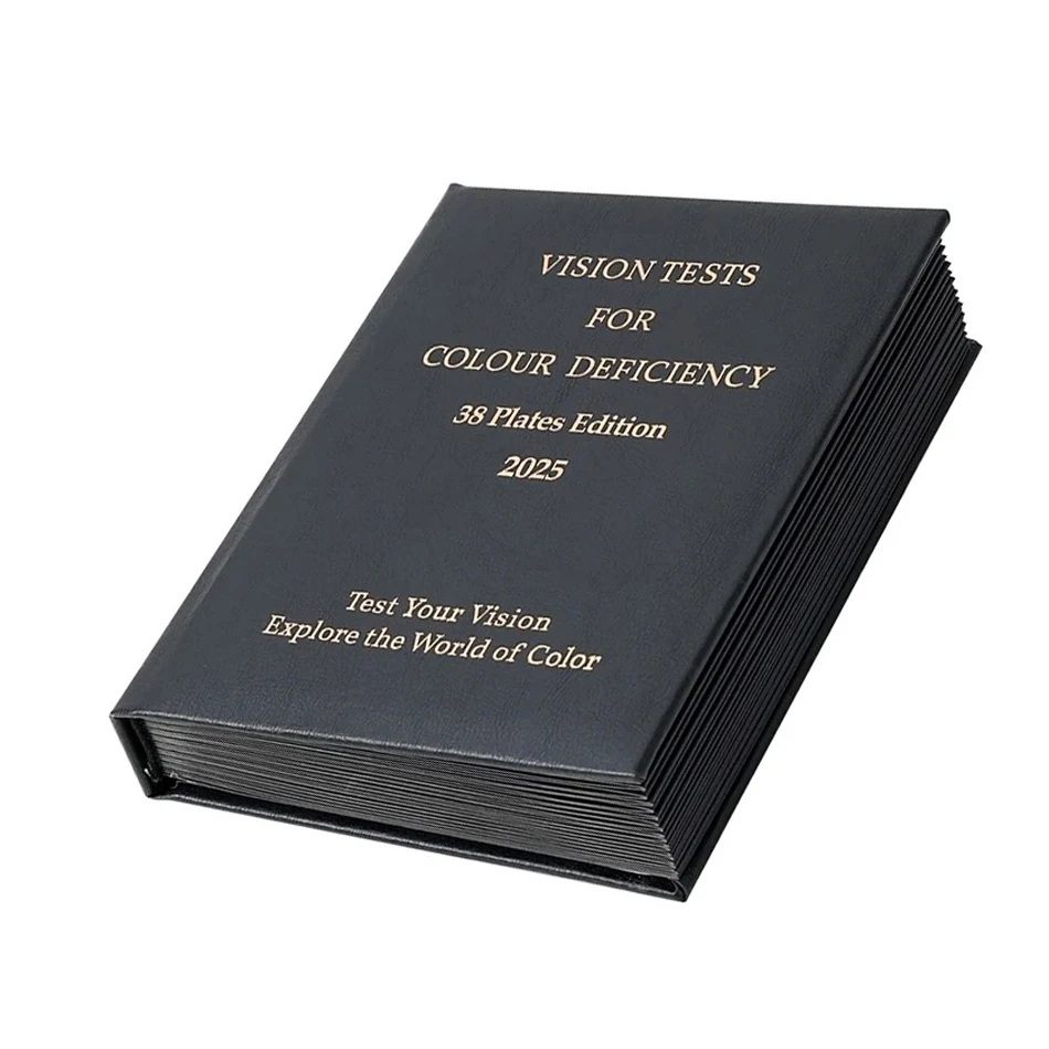 Optometry Color Blindness Test Book 38 Plates Optometry Color Blindness Numeric Test Book 2025 New Publish