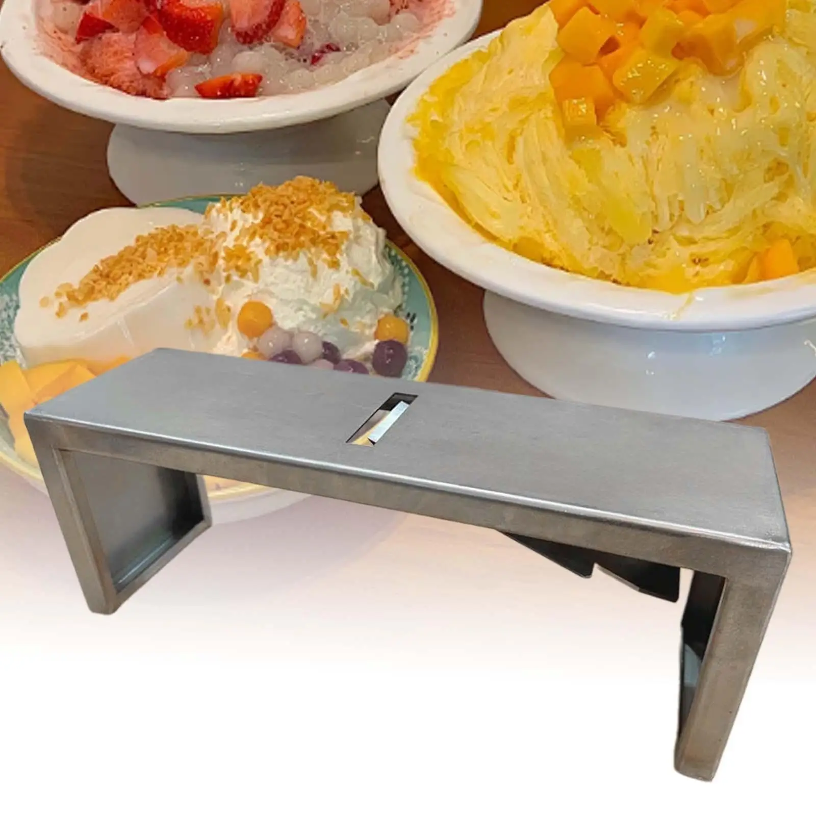 Ice Crusher Ice Shaved Single Shaved Flat Kitchen Utensils Shaving Machine Commercial Crusher for Home Restaurant