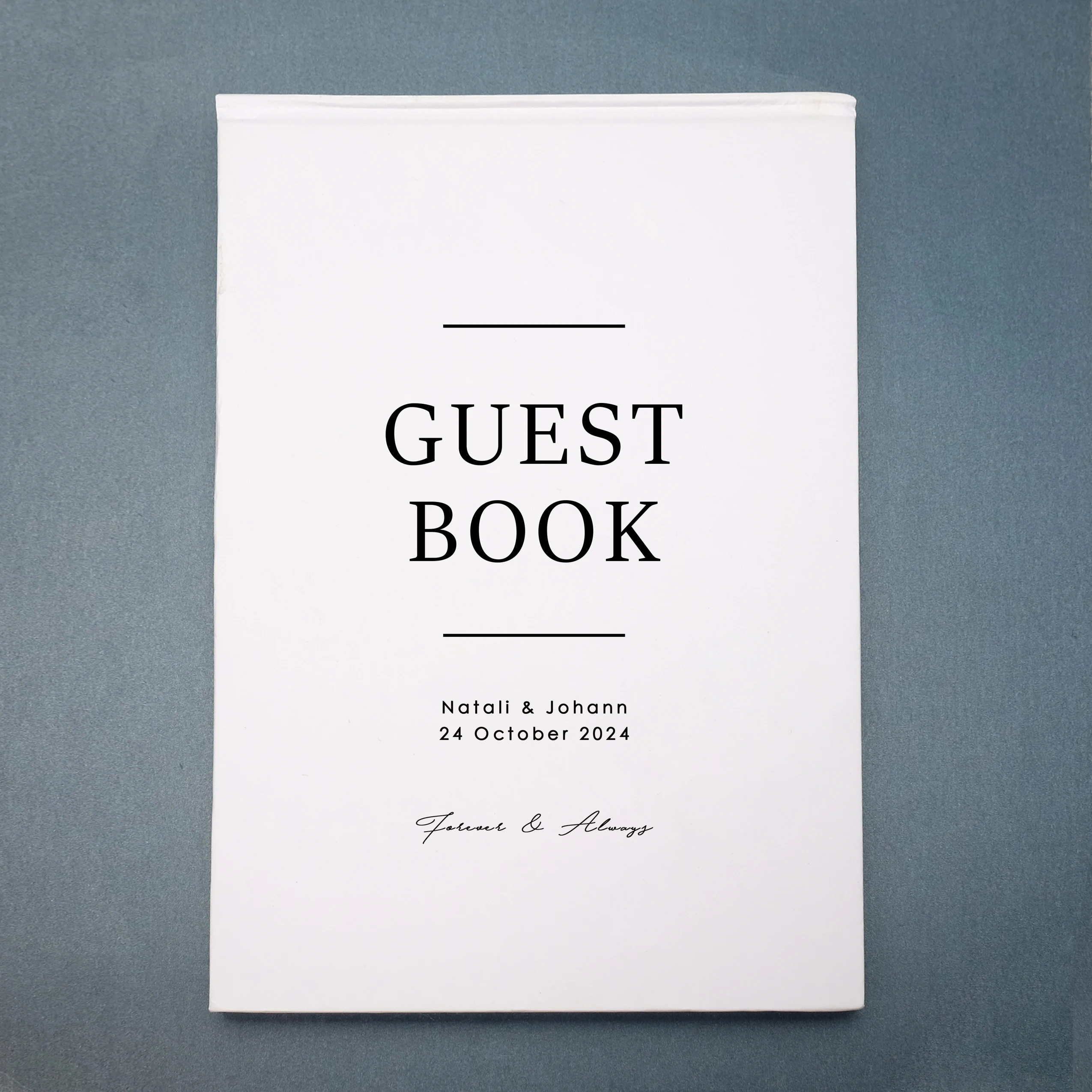 

Personalized Wedding Guest Book Bride Groom Custom Guestbook for Wedding Reception Registry Book Bridal Shower Birthday Party