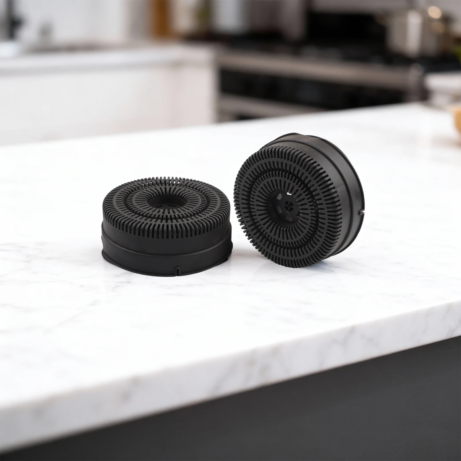 2 Stück Filter mit den Maßen 142*49mm, Aktivkohlefilter für Dunstabzugshauben, Küchenölfilter Zubehör, Werkzeugteile – Detail 12