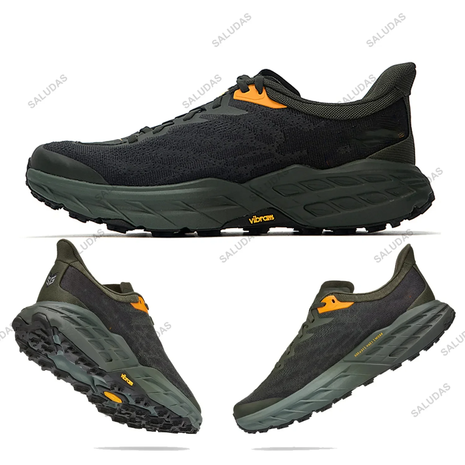 

SALUDAS Men Trail Running Shoes SPEEDGOAT 5 All Terrain Mountain Hiking Shoes Non-slip Breathable Outdoor Trekking Sneakers