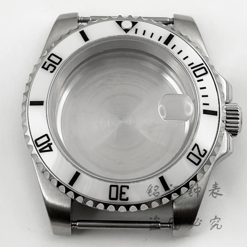 Deep Blue Bezel 40MM Diver Watch Case with Waterproof Sapphire Crystal