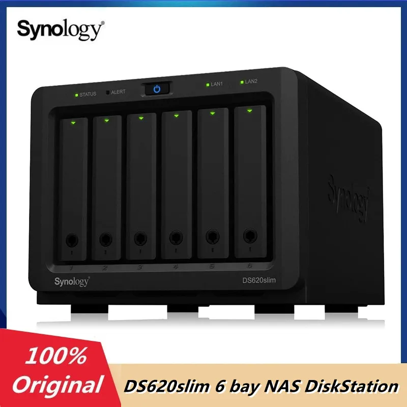 Synology DS620slim 6 bay NAS DiskStation Desktop Module NAS Enclosure