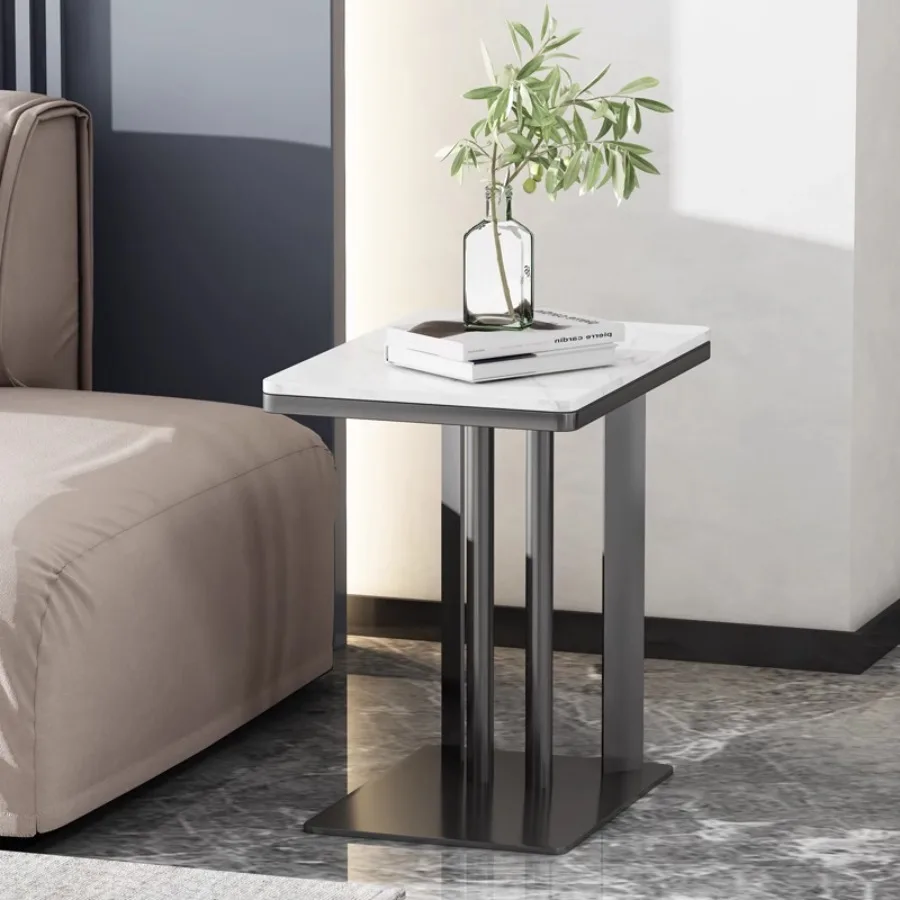 

Rectangular Coffee Table Modern Home Ornament Unique Coffee Table Platform Ornament Portable White Italian Mesinha Furniture