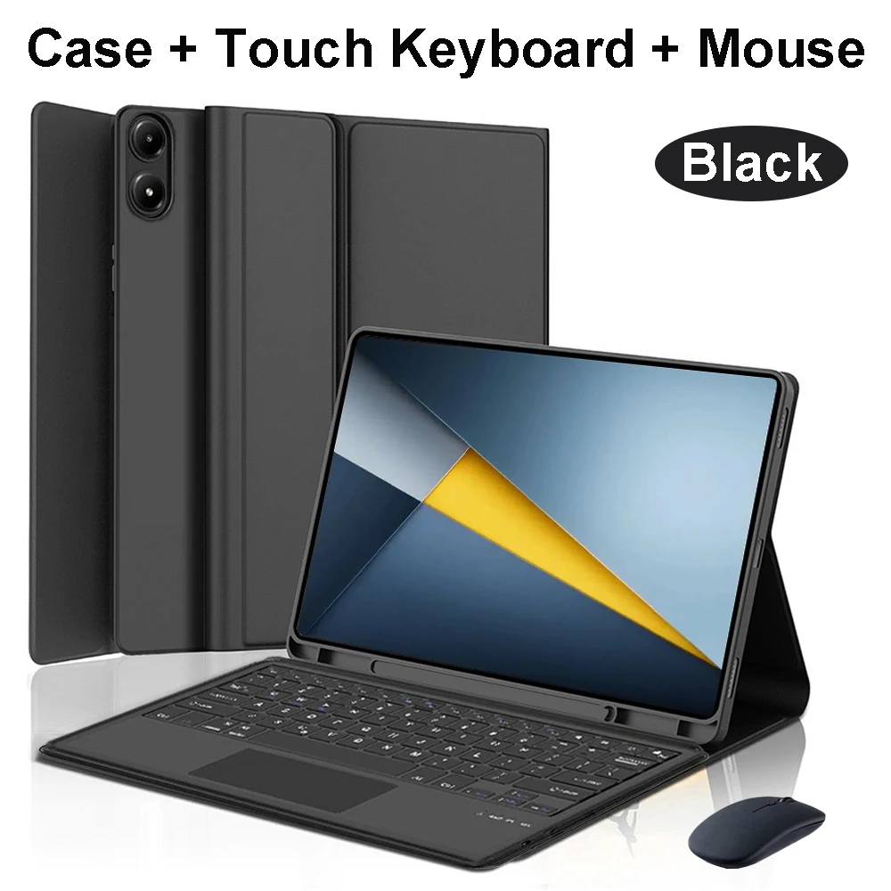 Bluetooth Wireless Tablet Stand Case - Protective Smart Folio Cover in Sleek Design