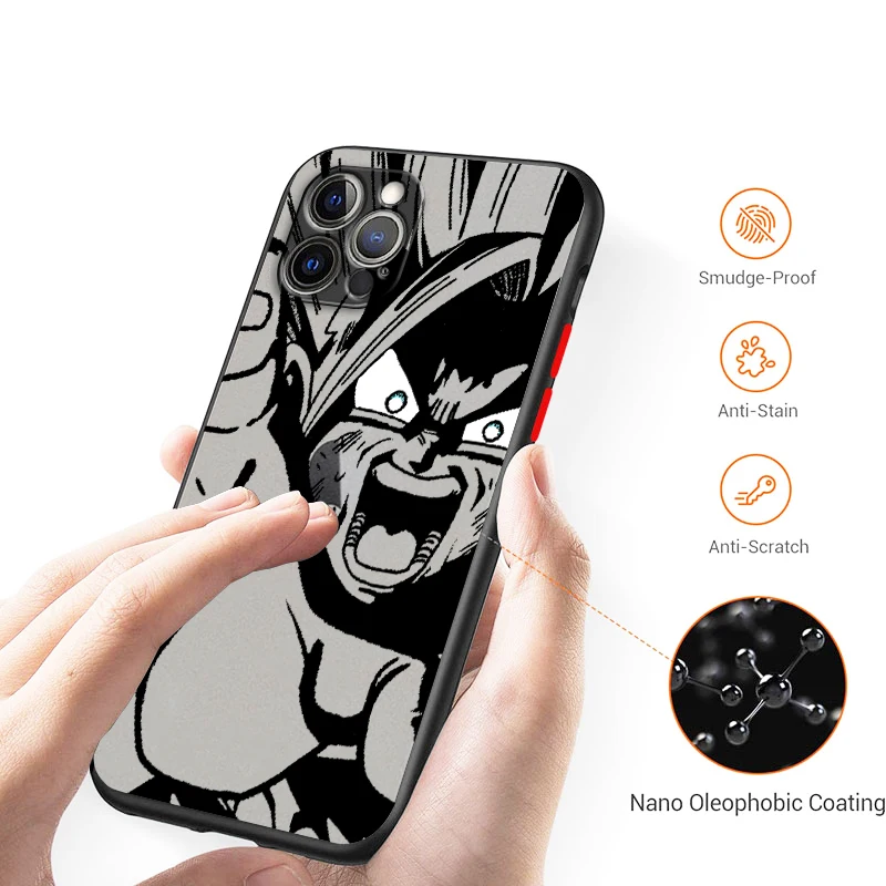 case for iphone 15 pro max plus Anime Dragon Ball Goku
