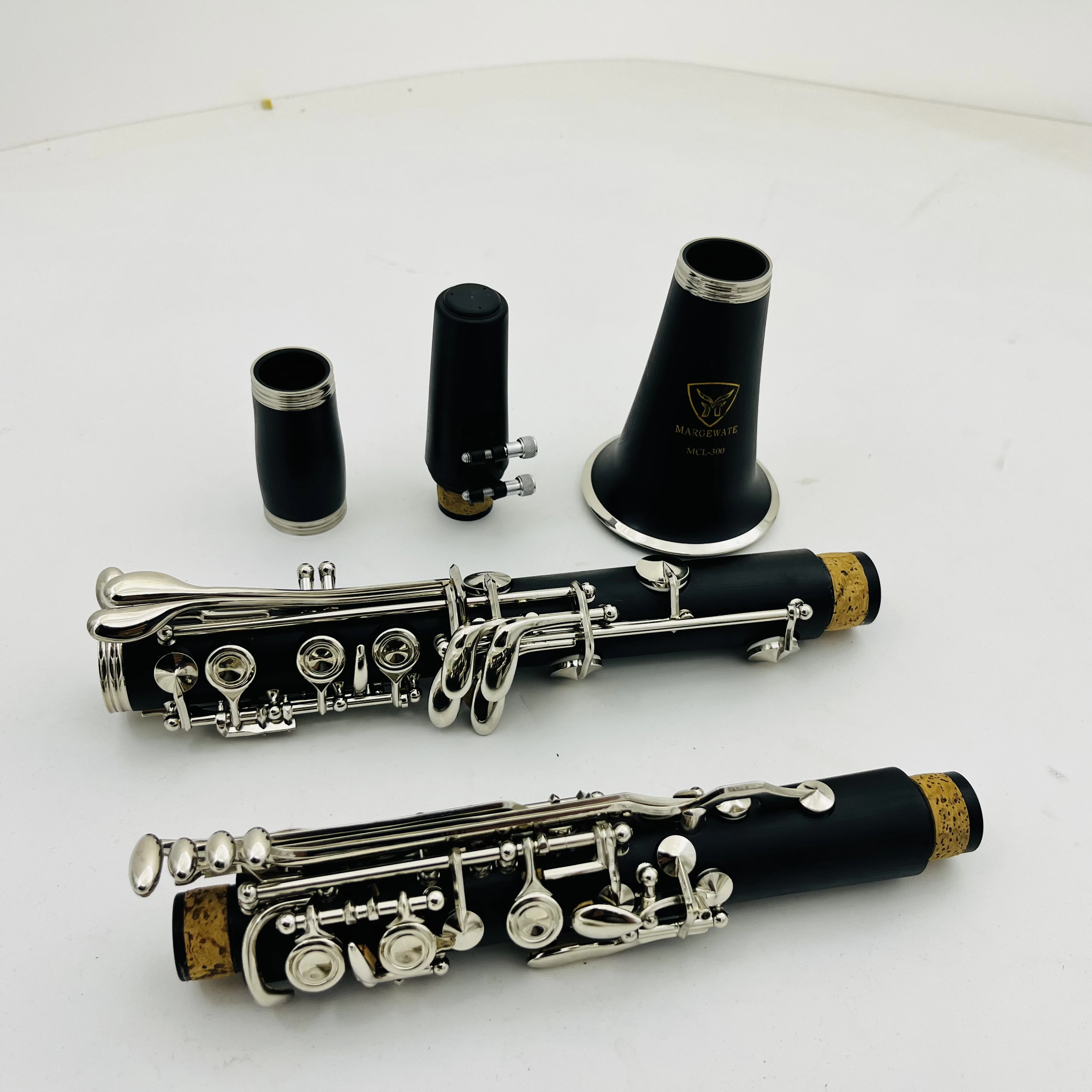 MARGEWATE MCL-300 B Flat Clarinet Bakelite Wood Playing Musical Instruments Clarinet with Accessories