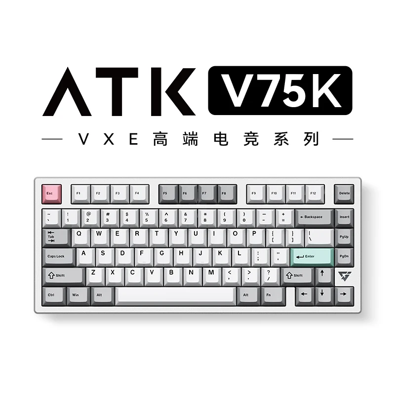 ATK VXE V75X Esports Keyboard 3-Mode Wired 2.4g Bluetooth Wireless