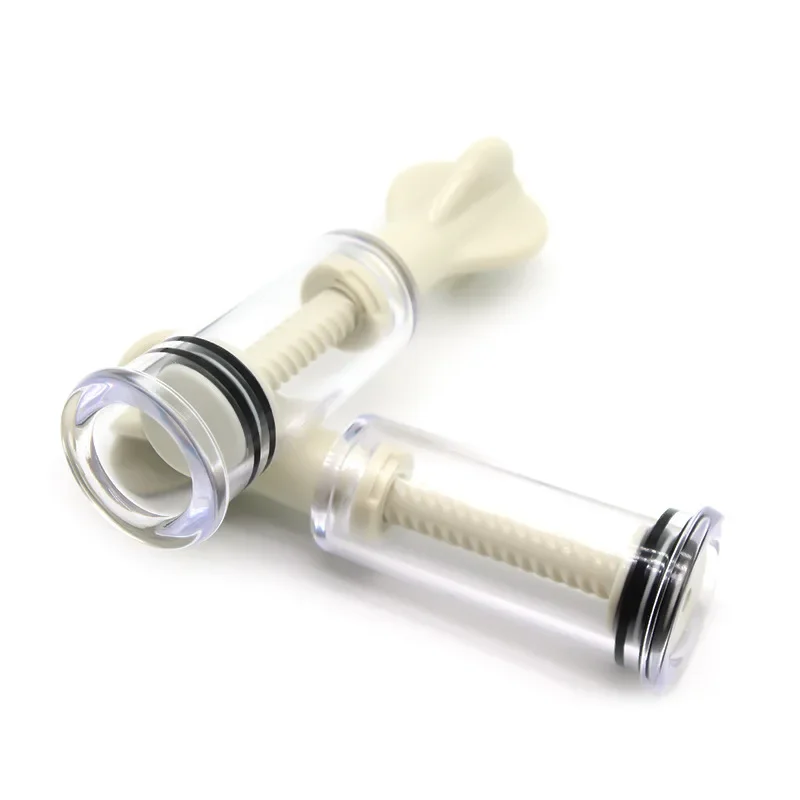 4 Size Nipple Sucker Enlarger Nipple Clamps Pussy Pump Clitoris Clip Vacuum Stimulate Breast Enlarger Sex Toy for Women Men BDSM