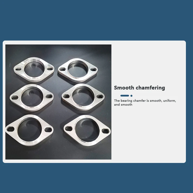 범용 스테인레스 스틸 배기 머플러 플랜지 배기관 연결, 51mm, 64mm, 76mm 조인트, 액세서리