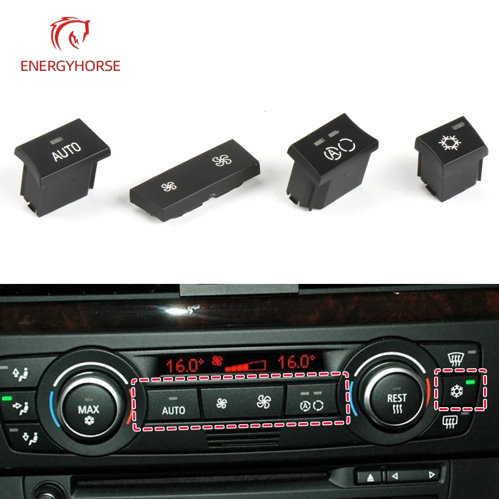Air Conditioning Fan Switch Wind Air Volume Air Conditioning Fan Button Switch For BMW 3 Series E90 E92 E93 E87 X1 E84 X3 F25 118 318i 320i 325i 330i 335i