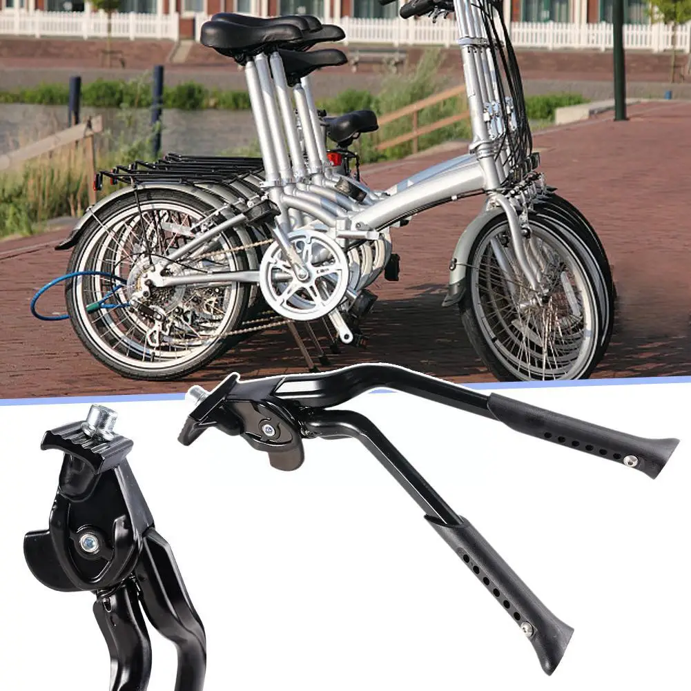 Bicycle Side Stand For Kids Bikes | Stand Centrally Mounted For Stability - Thick And Sturdy Bicycle Side Stand For 12, 14, 16, 18 And 20 Inch Bikes