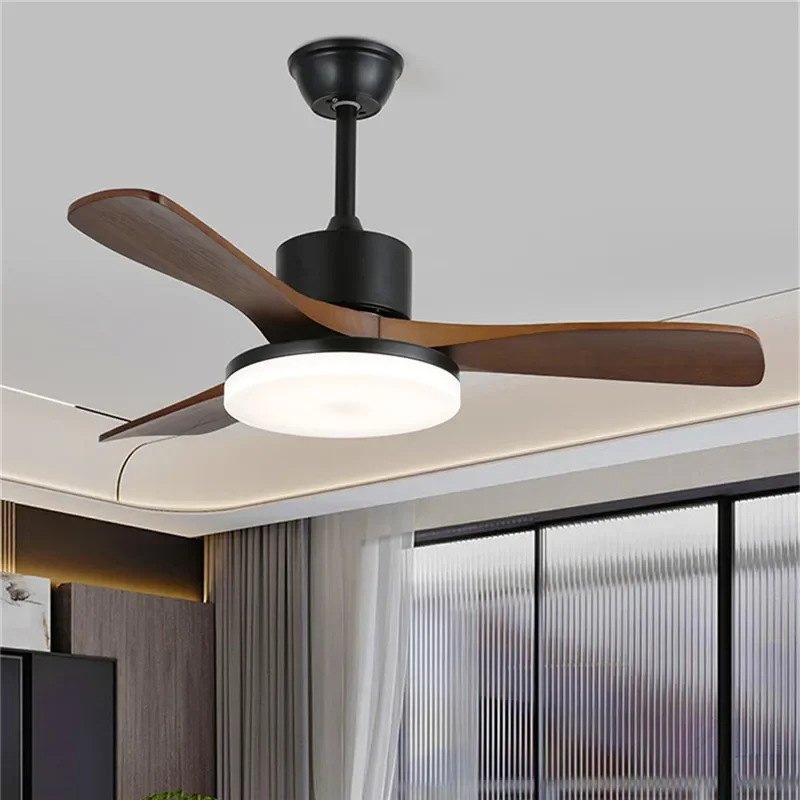 ABEL Modern Fan Light Luxury Living Room Restaurant Bedroom Study LED Ceiling Fan Light Remote Electric