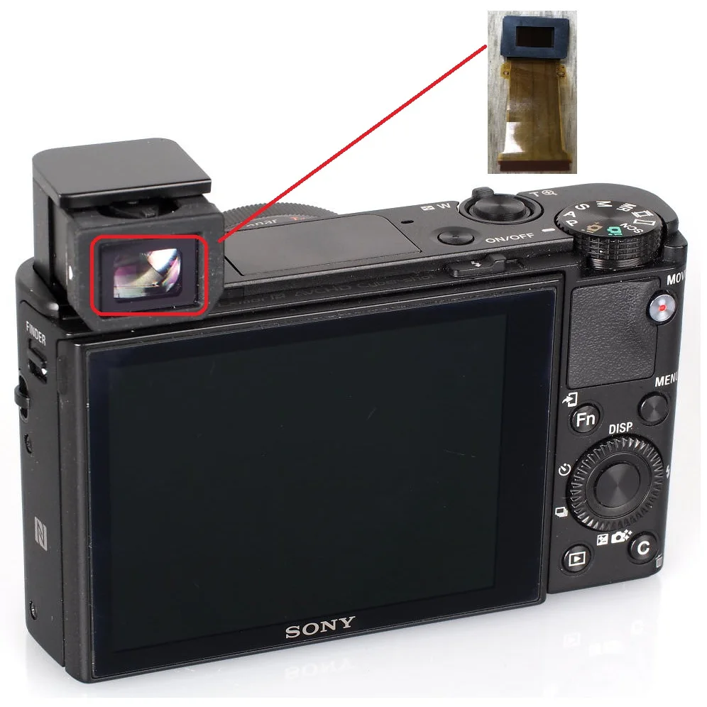 Micro Display Oled Per Fotocamera Compatta Sony Cyber-Shot Dsc-Rx100 Iii Rx100 Iv Rx100 V Dsc-Rx100M3 Dsc-Rx100M4 Dsc-Rx100M5